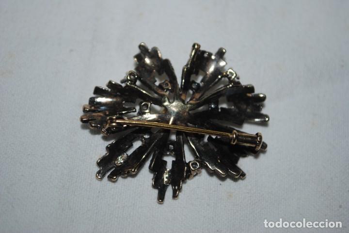 Joyeria: ANTIGUO BROCHE DE PLATA EN FORMA DE ESPLENDOR . - Foto 3