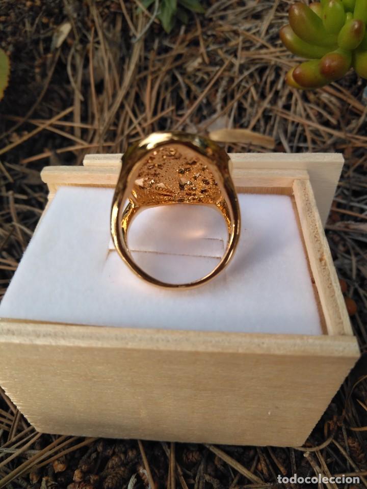 Joyeria: Espl&eacute;ndido anillo de dise&ntilde;o con ba&ntilde;o de oro - Foto 6