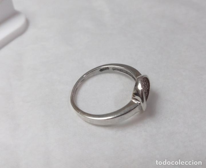 Joyeria: Anillo de plata de ley con circonitas - Talla 14 - Foto 4