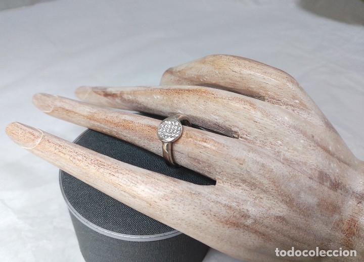 Joyeria: Anillo de plata de ley con circonitas - Talla 14 - Foto 5