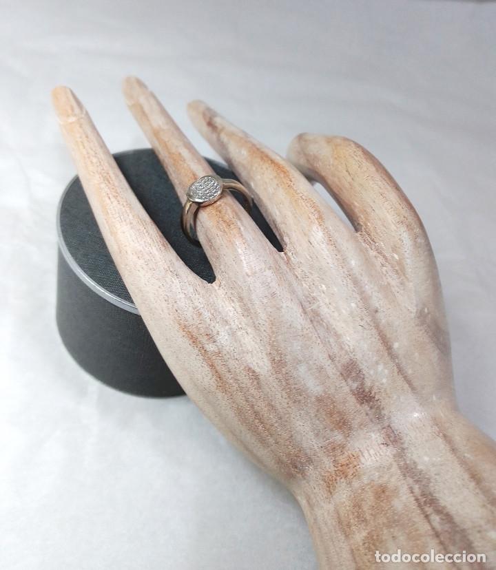 Joyeria: Anillo de plata de ley con circonitas - Talla 14 - Foto 6