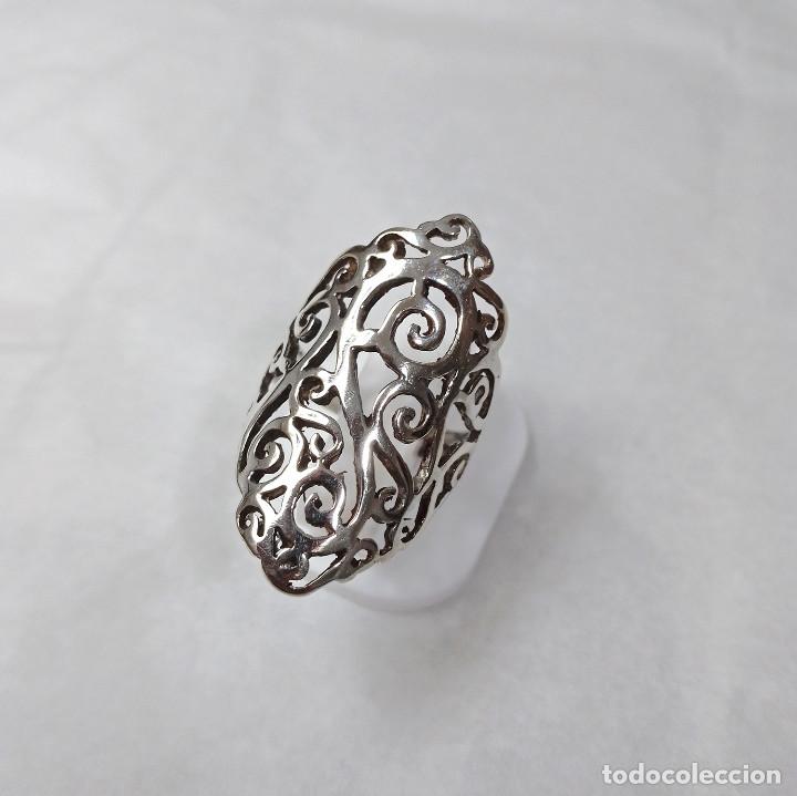 Joyeria: Anillo calado de plata de ley - Talla 14 - Foto 1
