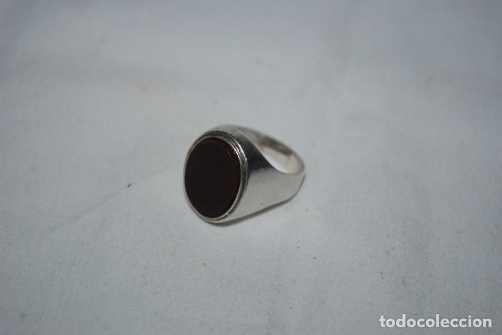 Joyeria: ANILLO DE PLATA , CON PERLA MARRON - Foto 2