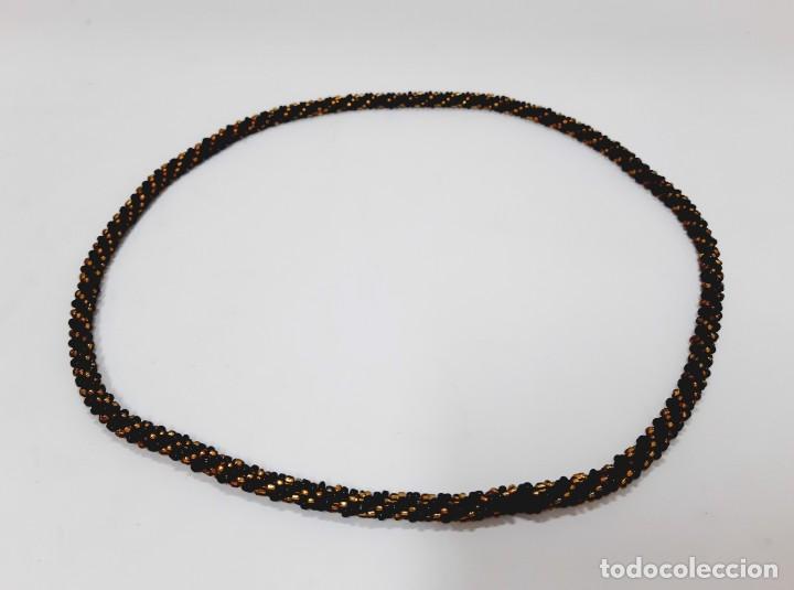 Joyeria: Collar de perlas de vidrio retorcidas en miniatura - Foto 6