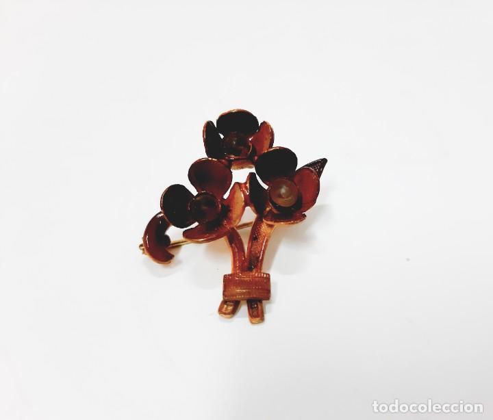 Joyeria: Broche de pasador de cobre vintage - Foto 6