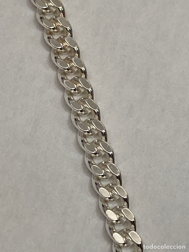 Joyeria: Cadena de plata eslabon barbado - 70cm - nueva / CA180 - Foto 2