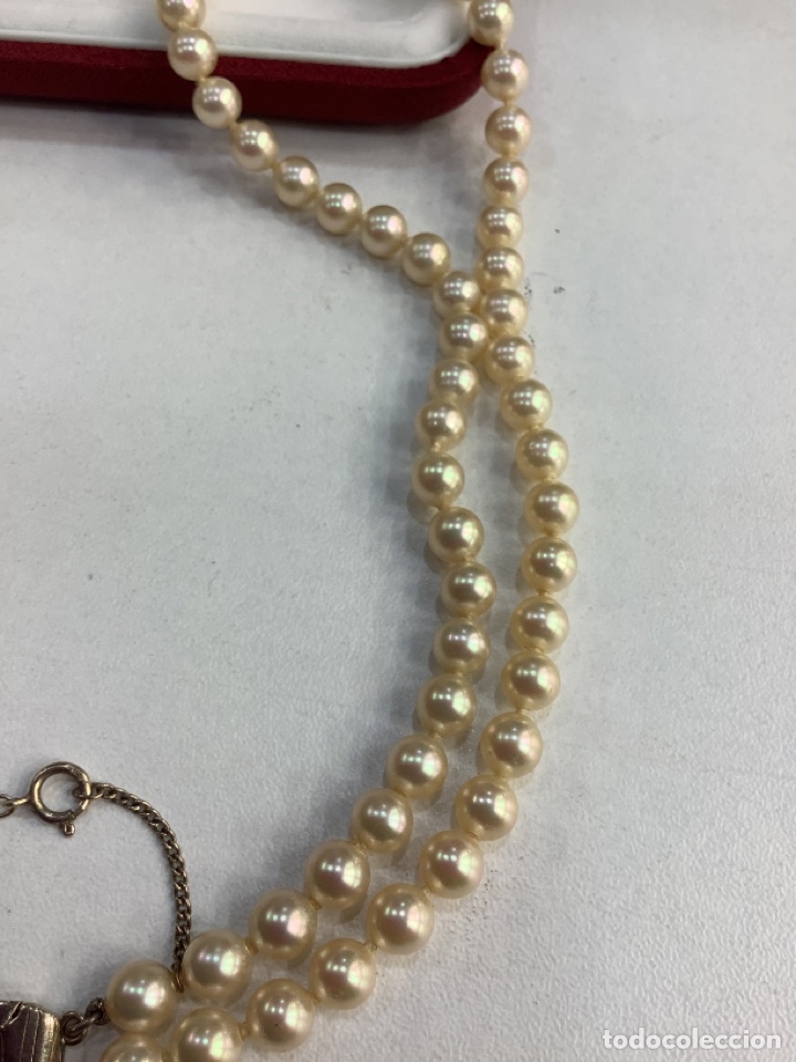 majorica - collar doble vuelta de perlas - caja - Buy Antique Necklaces ...