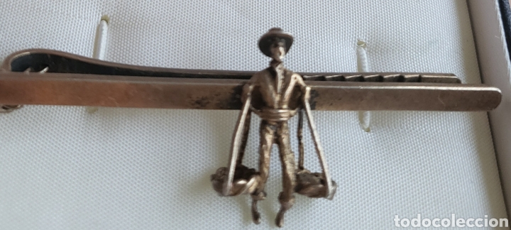 Joyeria: Articulo vintage , pasa corbata en plata ( Cenachero ) - Foto 2