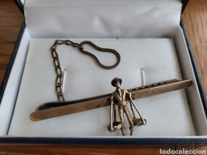 Joyeria: Articulo vintage , pasa corbata en plata ( Cenachero ) - Foto 3