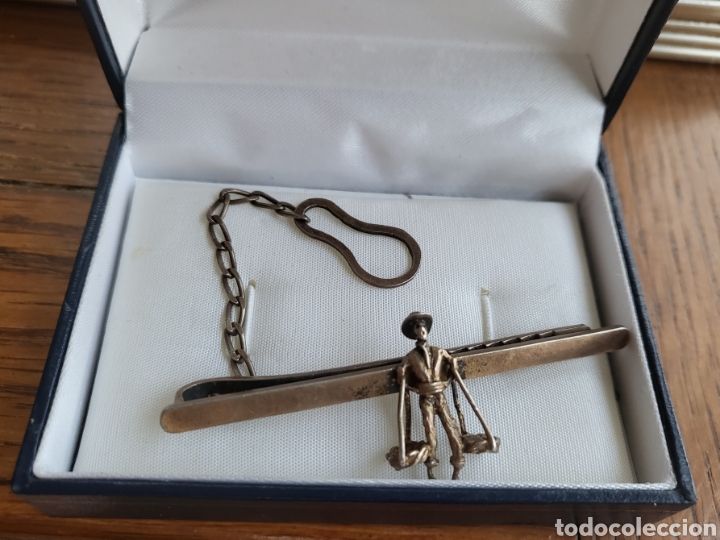 Joyeria: Articulo vintage , pasa corbata en plata ( Cenachero ) - Foto 4