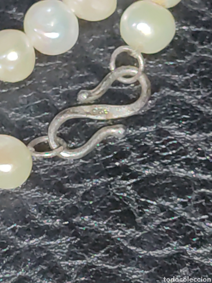Joyeria: Collar de perlas barrocas y cierre de plata. - Foto 7