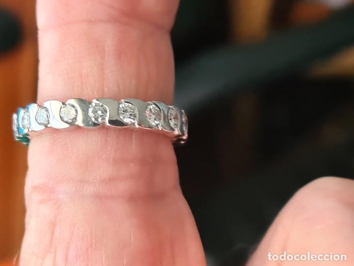 Joyeria: ANILLO DE ORO BLANCO DE 18K Y BRILLANTES - Foto 3