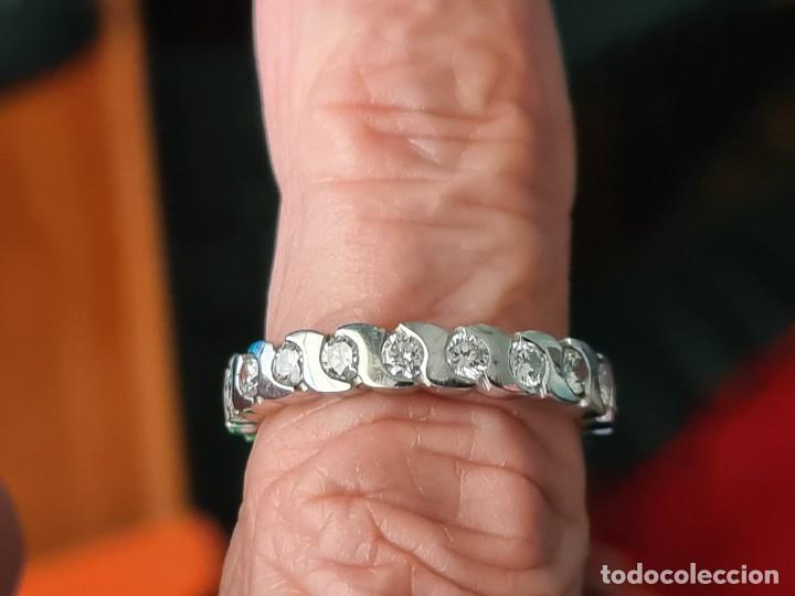 Joyeria: ANILLO DE ORO BLANCO DE 18K Y BRILLANTES - Foto 4