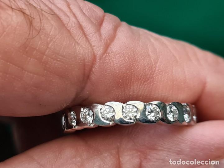 Joyeria: ANILLO DE ORO BLANCO DE 18K Y BRILLANTES - Foto 5