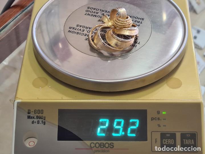 Joyeria: ANTIGUO BROCHE CHAPADO EN ORO DE 18K - Foto 5