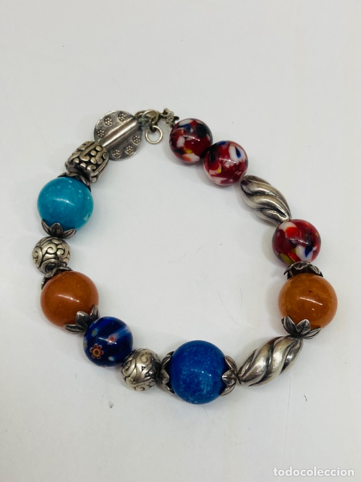 Joyeria: Pulsera de plata y cristal murano - Foto 1