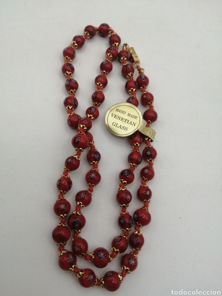 Joyeria: Collar cristal de murano. Cierre met&aacute;lico - Foto 2