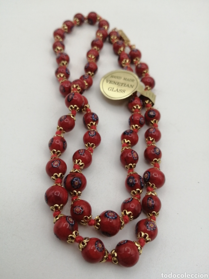Joyeria: Collar cristal de murano. Cierre met&aacute;lico - Foto 3