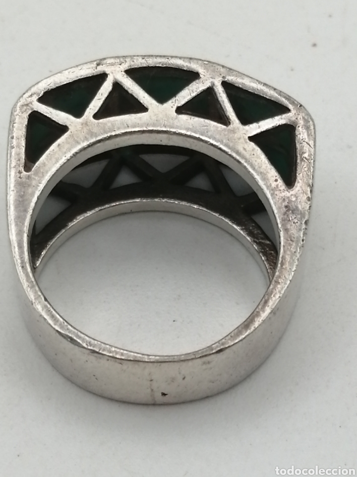 Joyeria: Anillo plata de ley y turquesas - Foto 4