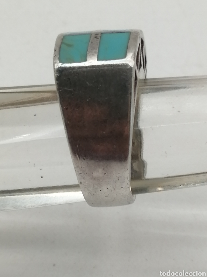 Joyeria: Anillo plata de ley y turquesas - Foto 5