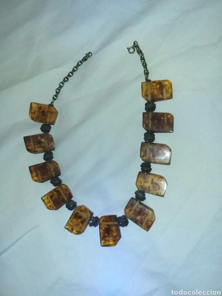 Joyeria: Collar ambar con filigrana - Foto 3