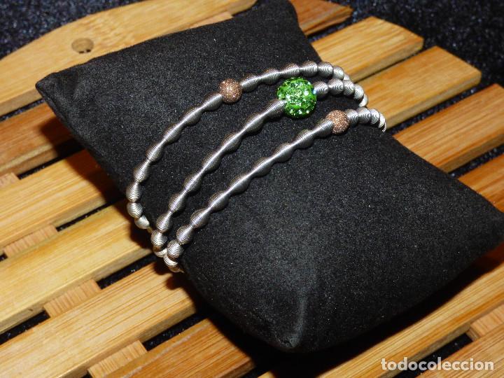 Joyeria: Pulsera ondas, acero elastico. - Foto 1