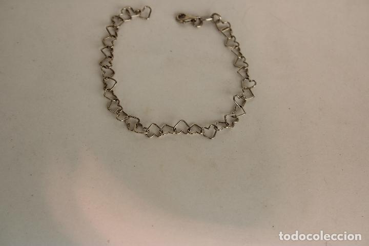 Joyeria: pulsera de corazones plata de ley 925 - Foto 5