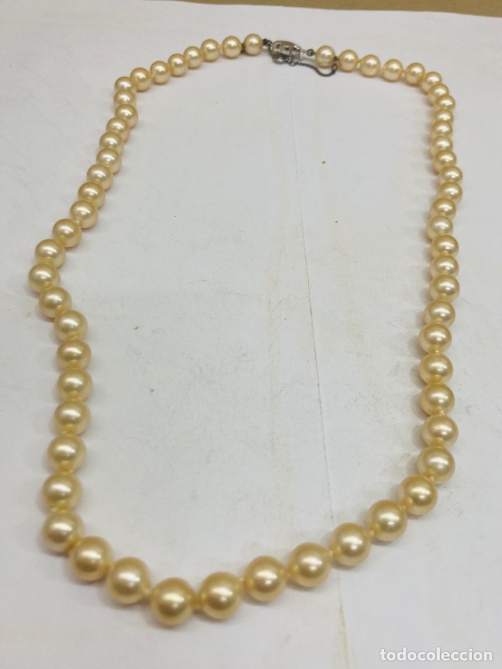 Joyeria: Collar de perlas y cierre de plata - Foto 1
