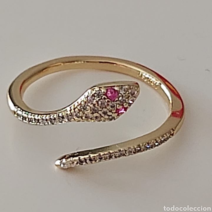 Joyeria: FABULOSO ANILLO AJUSTABLE CON FORMA DE SERPIENTE ref S3 A JOYERIA - Foto 2
