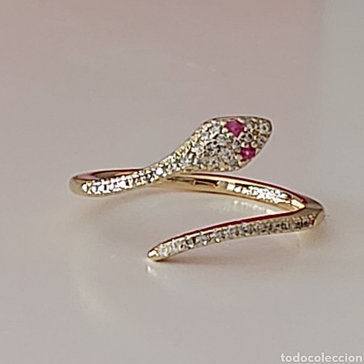 Joyeria: FABULOSO ANILLO AJUSTABLE CON FORMA DE SERPIENTE ref S3 A JOYERIA - Foto 3