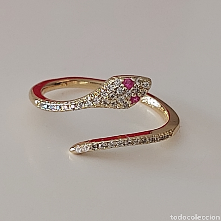 Joyeria: FABULOSO ANILLO AJUSTABLE CON FORMA DE SERPIENTE ref S3 A JOYERIA - Foto 4