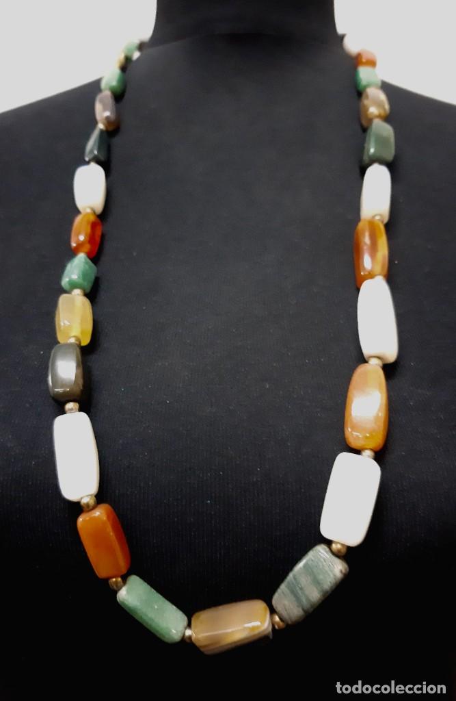 Joyeria: Collar de &aacute;gata multicolor - Foto 4