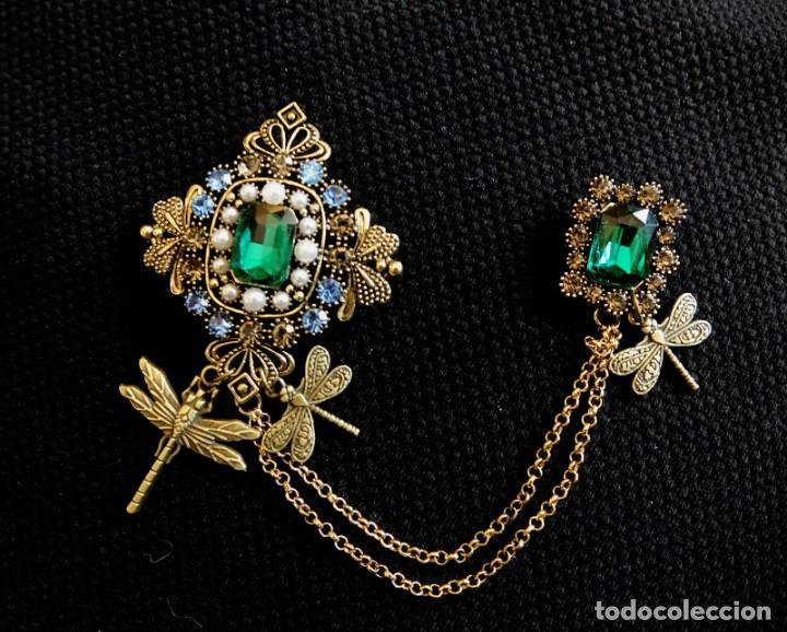 Joyeria: BROCHE VICTORIANO DOBLE CON LIB&Eacute;LULAS - Foto 6