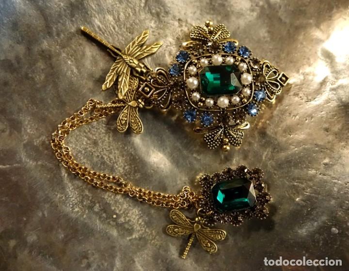 Joyeria: BROCHE VICTORIANO DOBLE CON LIB&Eacute;LULAS - Foto 7