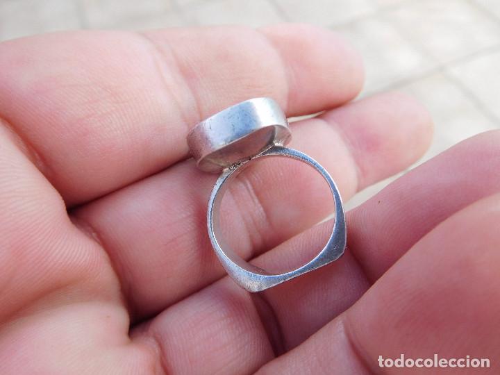 Joyeria: Anillo vintage de plata y marfil - Foto 5