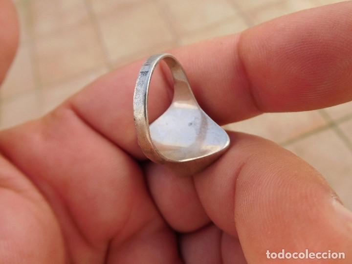 Joyeria: Anillo vintage de plata y marfil - Foto 5
