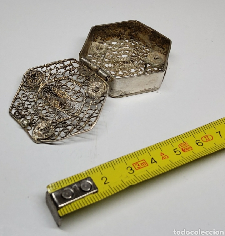 Joyeria: Antiguo Joyero de plata - Foto 3
