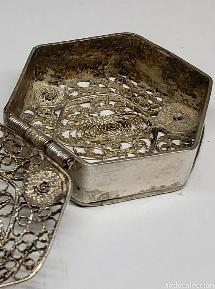 Joyeria: Antiguo Joyero de plata - Foto 4