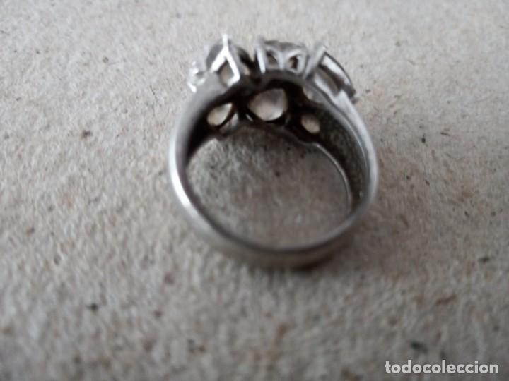 Joyeria: BONITO ANILLO DE PLATA 925 Y PIEDRAS - Foto 2