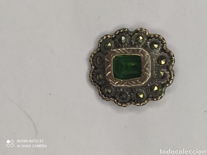 Joyeria: Pendientes de plata marquesitas y piedras verdes - Foto 6