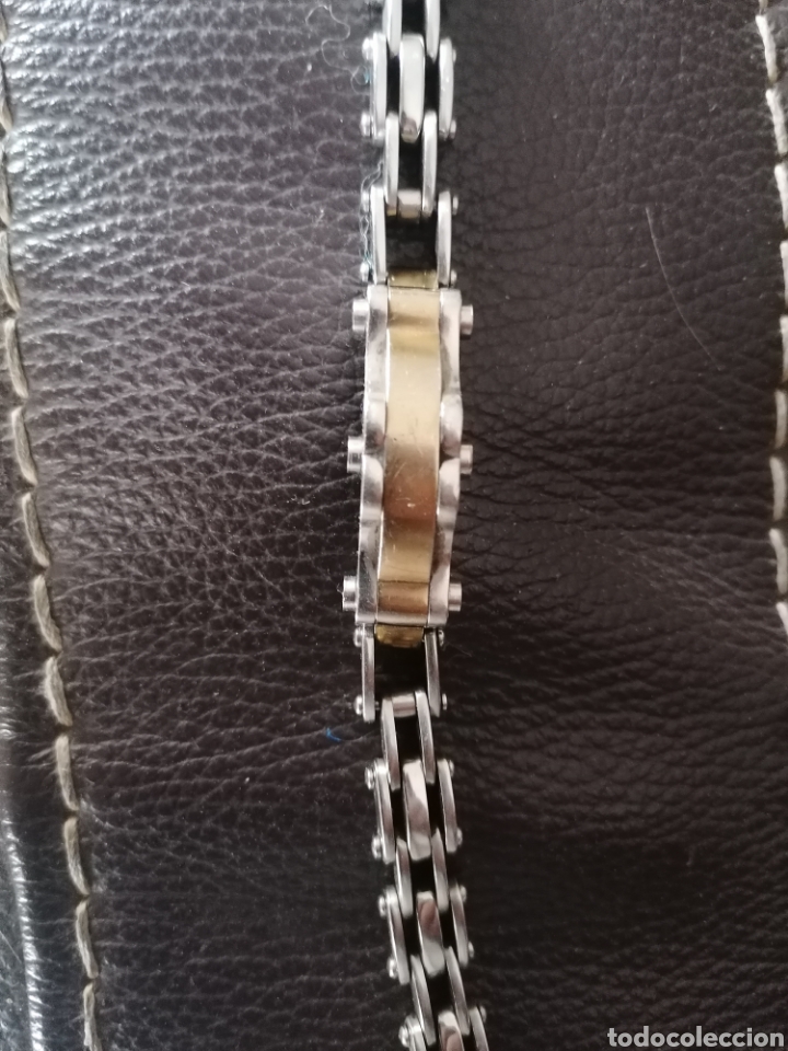 Joyeria: Pulsera de acero y oro. - Foto 1