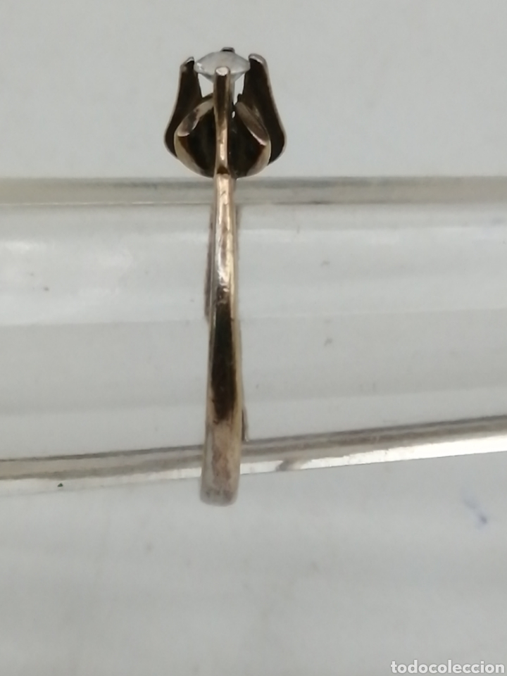 Joyeria: Anillo de pedido. Plata dorada y circonita - Foto 4