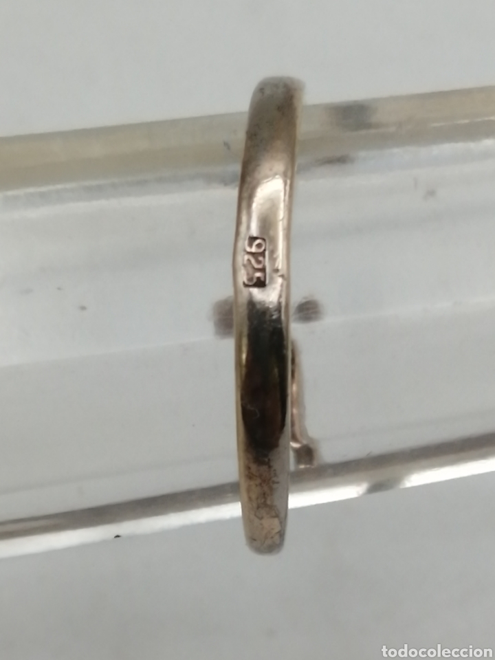 Joyeria: Anillo de pedido. Plata dorada y circonita - Foto 6