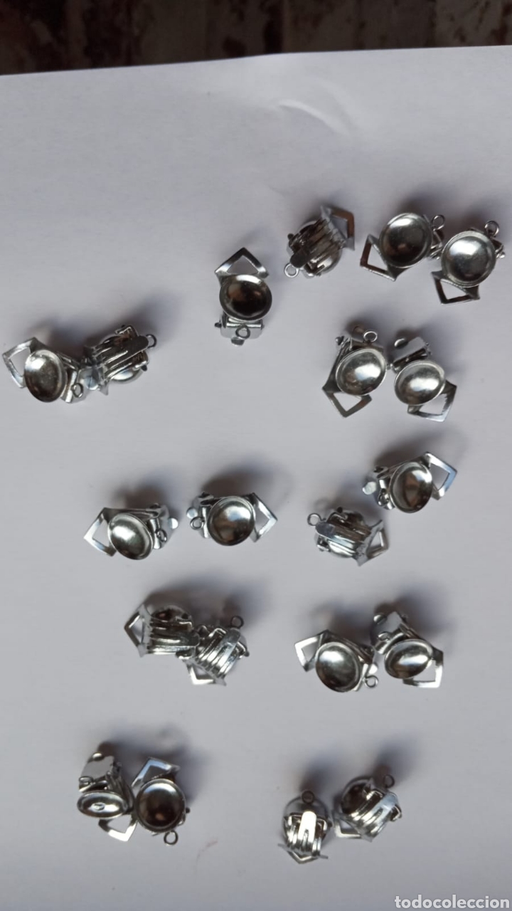 Joyeria: Bases de pendiente de clip 10 pares - Foto 1