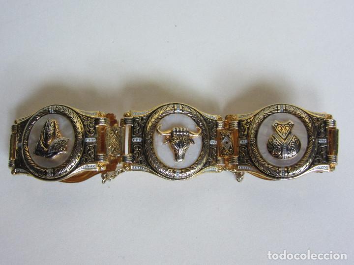 Joyeria: PULSERA VINTAGE ESTILO DAMASQUINADA - Foto 2