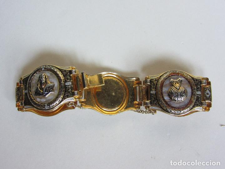 Joyeria: PULSERA VINTAGE ESTILO DAMASQUINADA - Foto 3