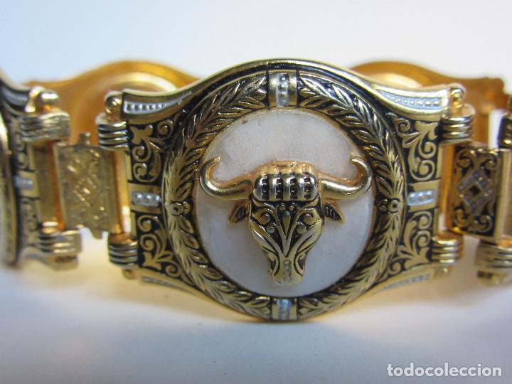 Joyeria: PULSERA VINTAGE ESTILO DAMASQUINADA - Foto 4