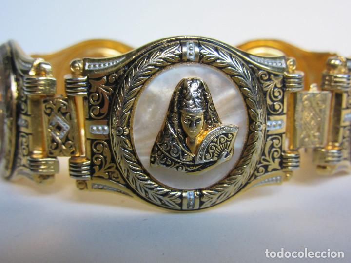 Joyeria: PULSERA VINTAGE ESTILO DAMASQUINADA - Foto 5