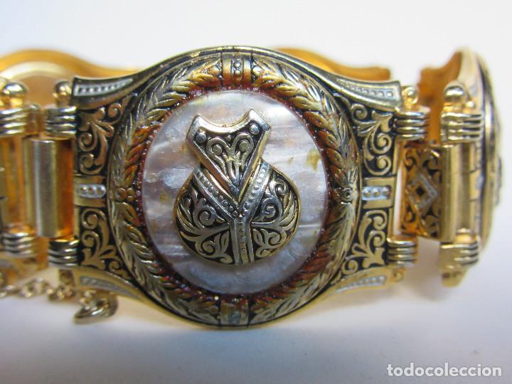 Joyeria: PULSERA VINTAGE ESTILO DAMASQUINADA - Foto 6