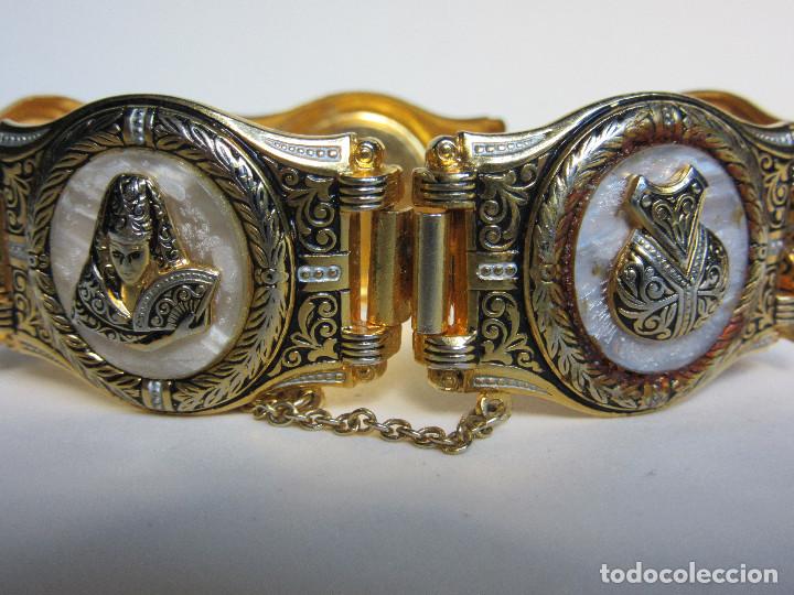 Joyeria: PULSERA VINTAGE ESTILO DAMASQUINADA - Foto 7